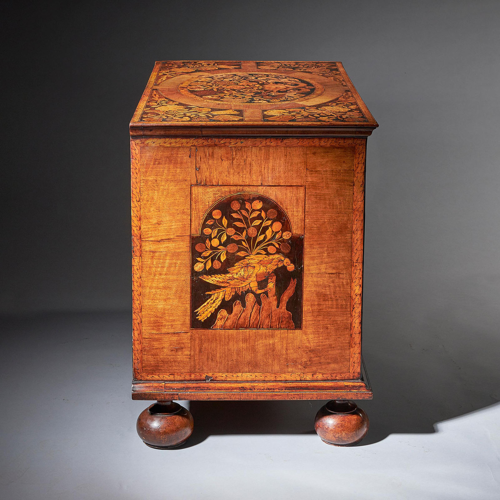 William and Mary Marquetry Chest of Drawers 9