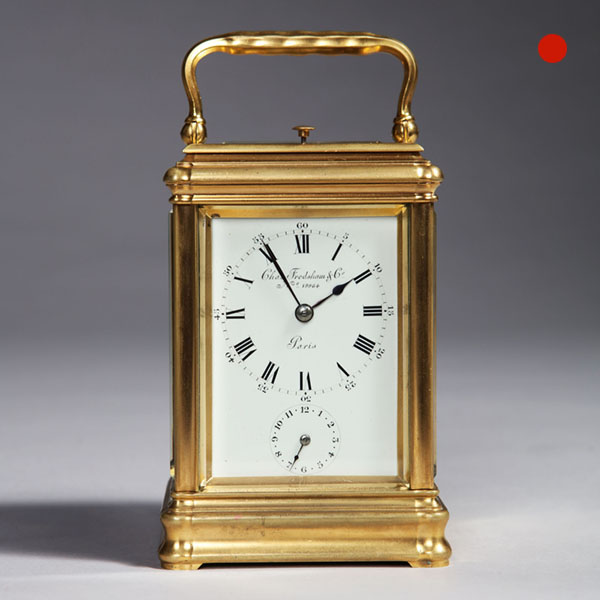 19th-Century Carriage Clock signed Charles Frodsham, London