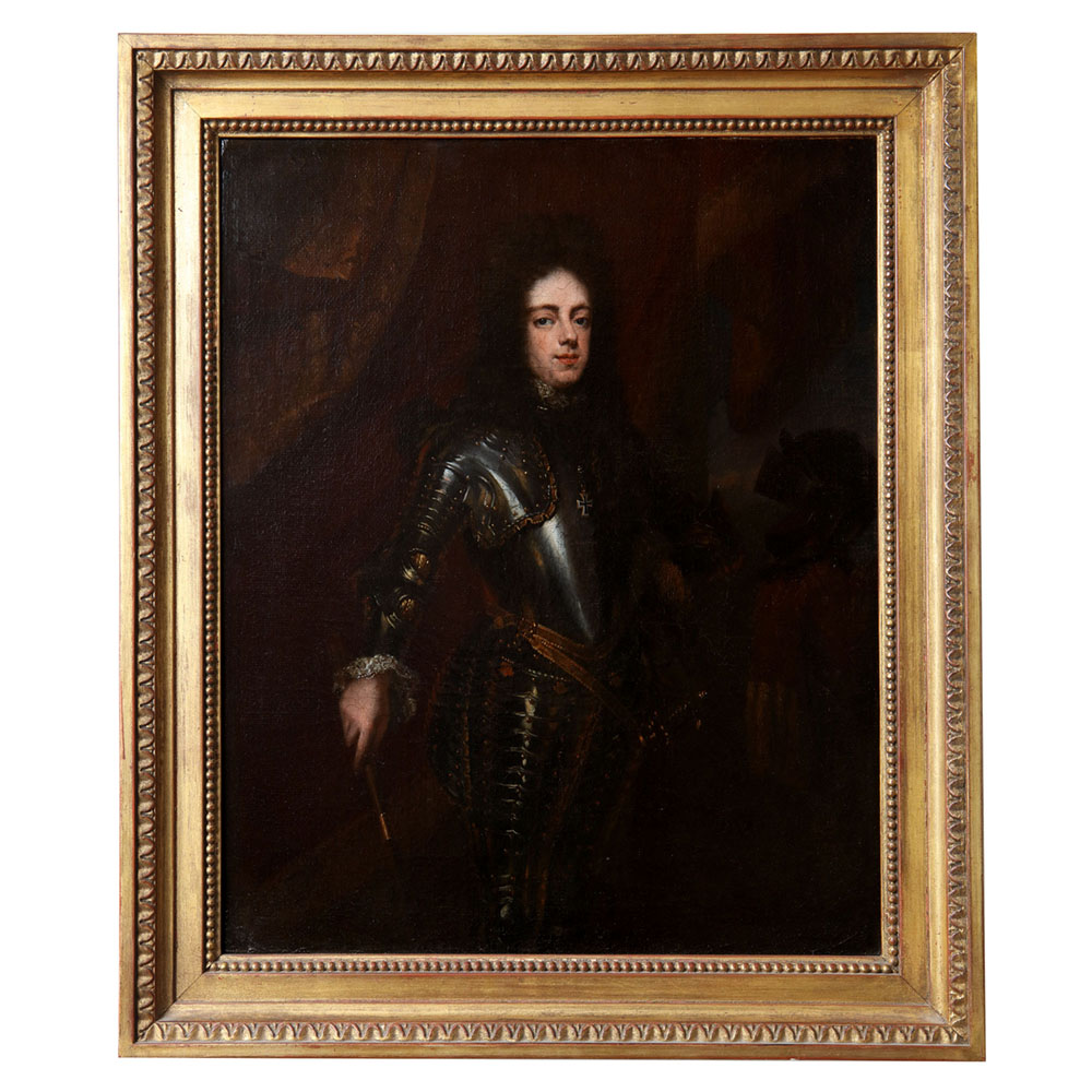 Portrait of a Nobleman, standing small three-quarter length, in armour