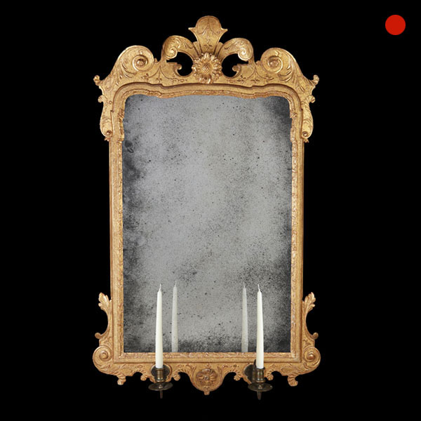 George I Gilt Gesso Mirror