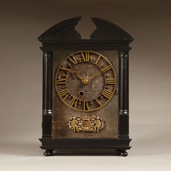 17th-Century Hague Clock Signed by Pieter Visbagh, circa 1675