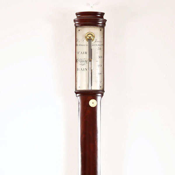Alexander George Fine Antiques | Collection | Clocks & Barometers 13 A fine 18th-Century George III mahogany bow-front stick barometer