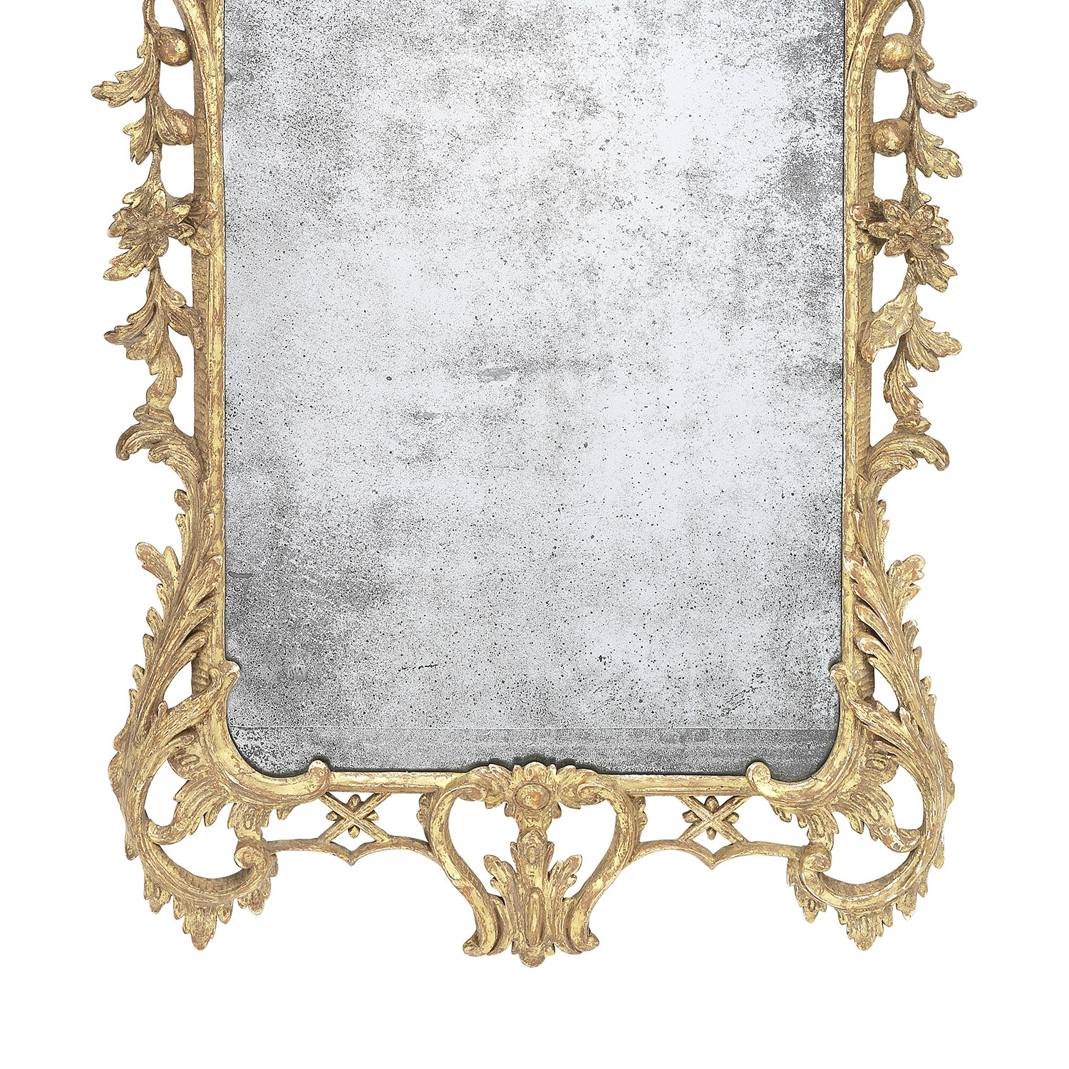 A George III Giltwood Mirror in the Manner of Thomas Johnson 4