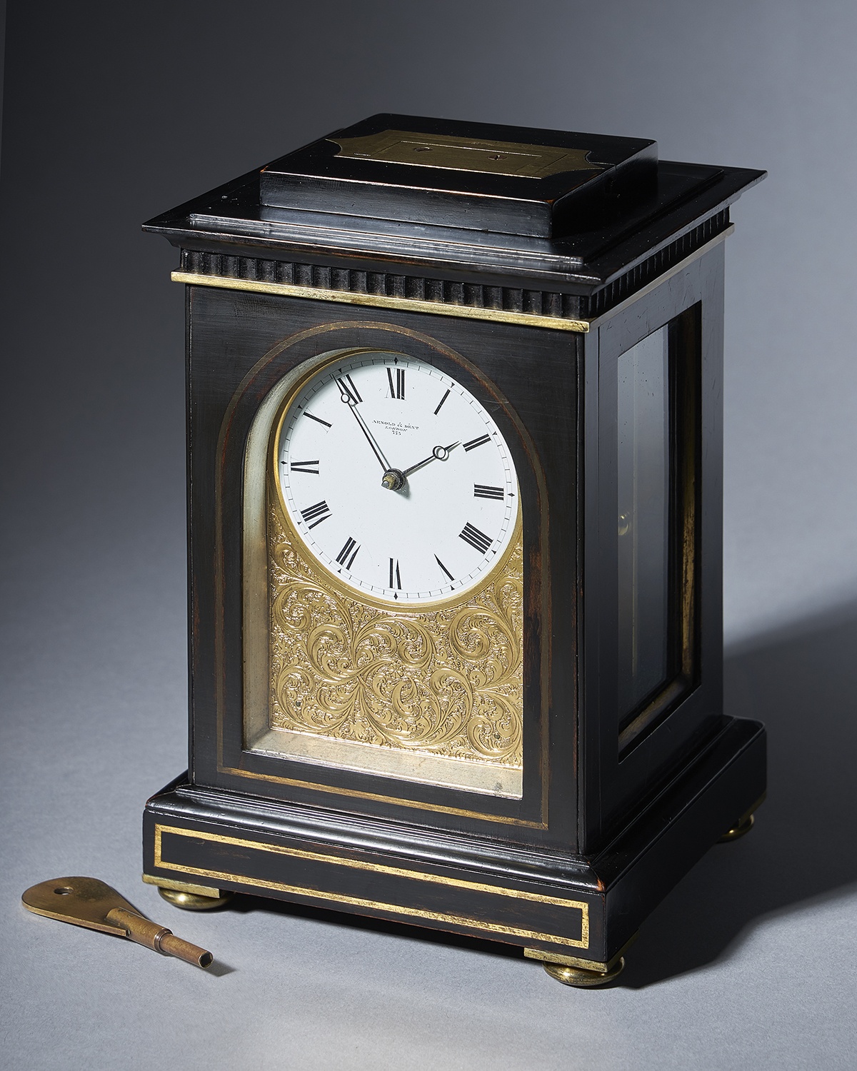 A Unique And Fine Mid 19th-Century Travelling Clock By Celebrated Makers Arnold & Dent, London 2