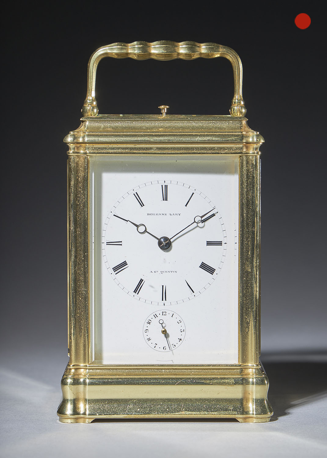 A Rare And Unusual 19th-Century Carriage Clock Signed Devienne Lamy A St Quentin, Circa: 1860 1