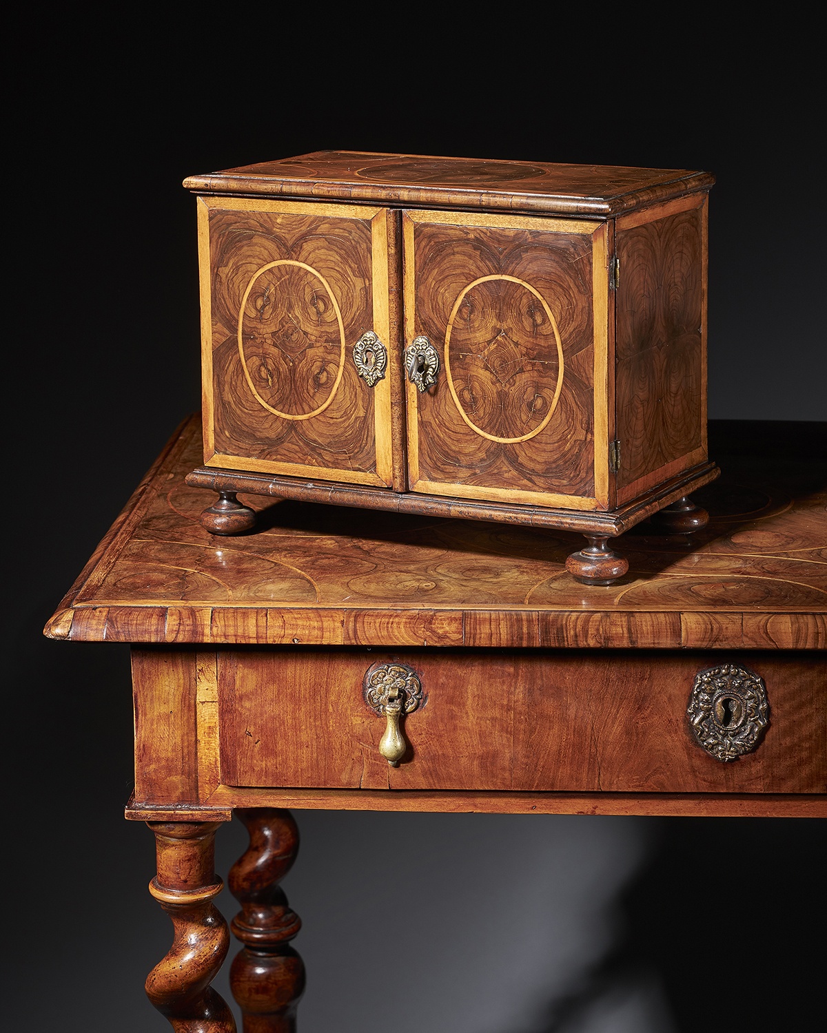 17th-Century miniature table cabinet 10