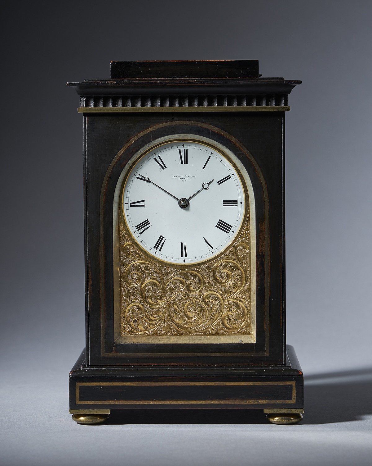 A Unique And Fine Mid 19th-Century Travelling Clock By Celebrated Makers Arnold & Dent, London 3