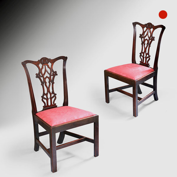 Pair of George III Mahogany Chairs