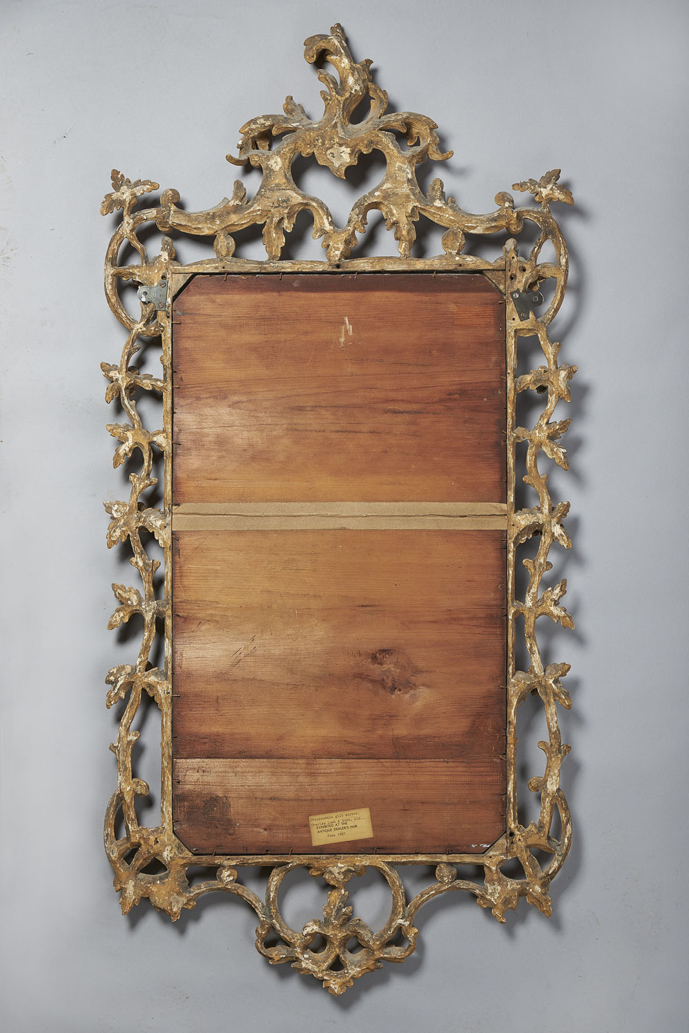 A Fine 18th Century Georgian Chippendale Giltwood Rococo Mirror Circa 1760 1