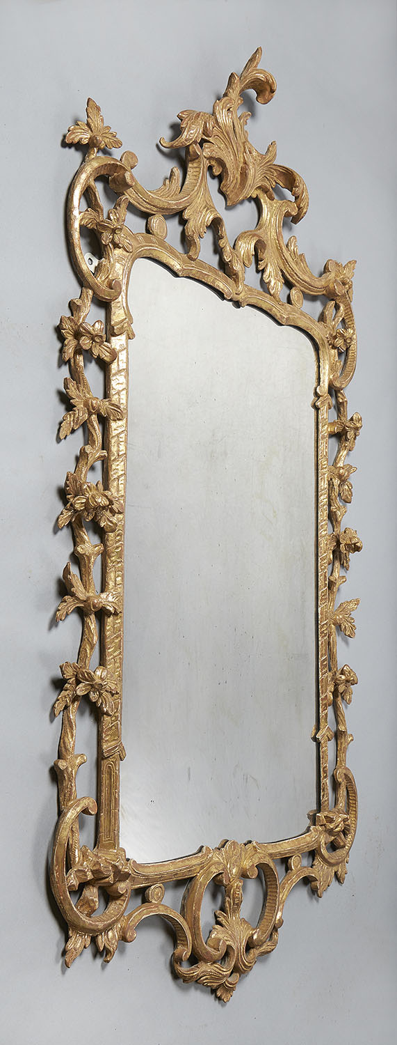 A Fine 18th Century Georgian Chippendale Giltwood Rococo Mirror Circa 1760 2