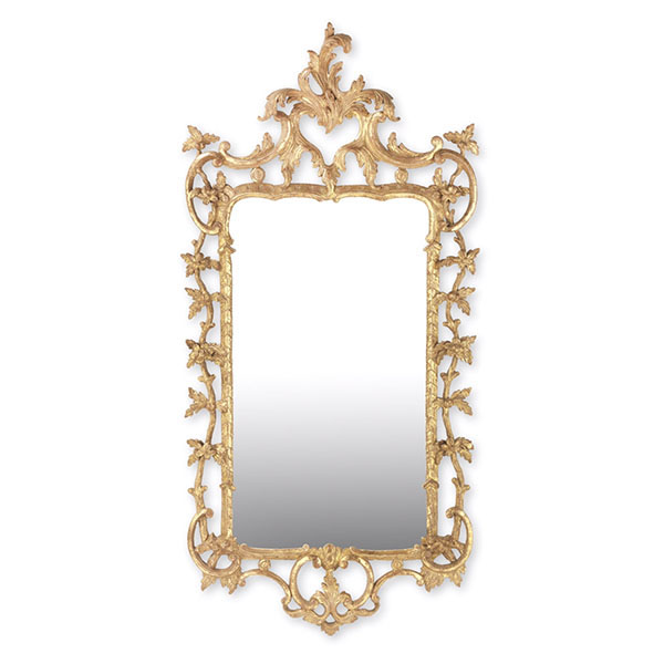 Alexander George Fine Antiques | Collection | Clocks & Barometers 43 A Fine 18th Century Georgian Chippendale Giltwood Rococo Mirror Circa 1760