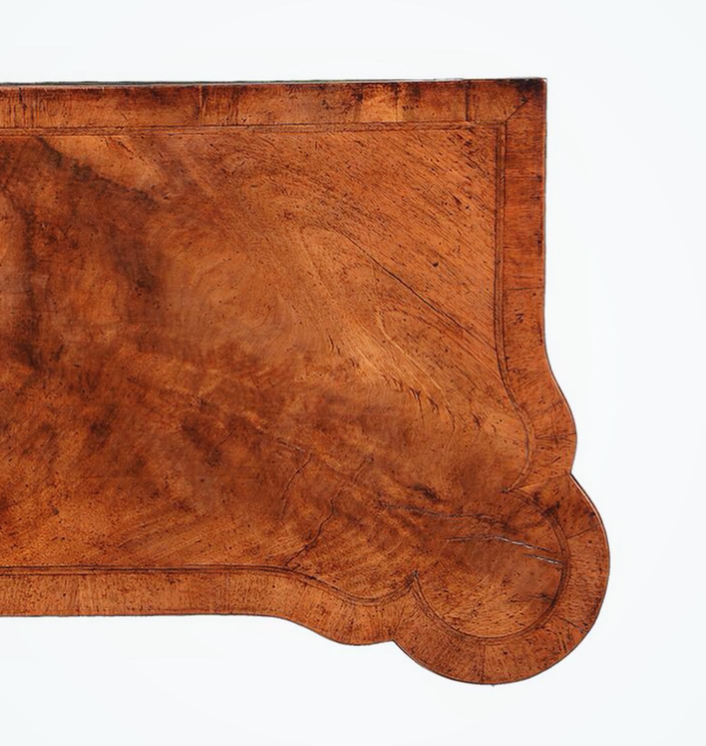 Fine 18th Century Queen Anne Burr and Highly Figured Walnut Card Table 3