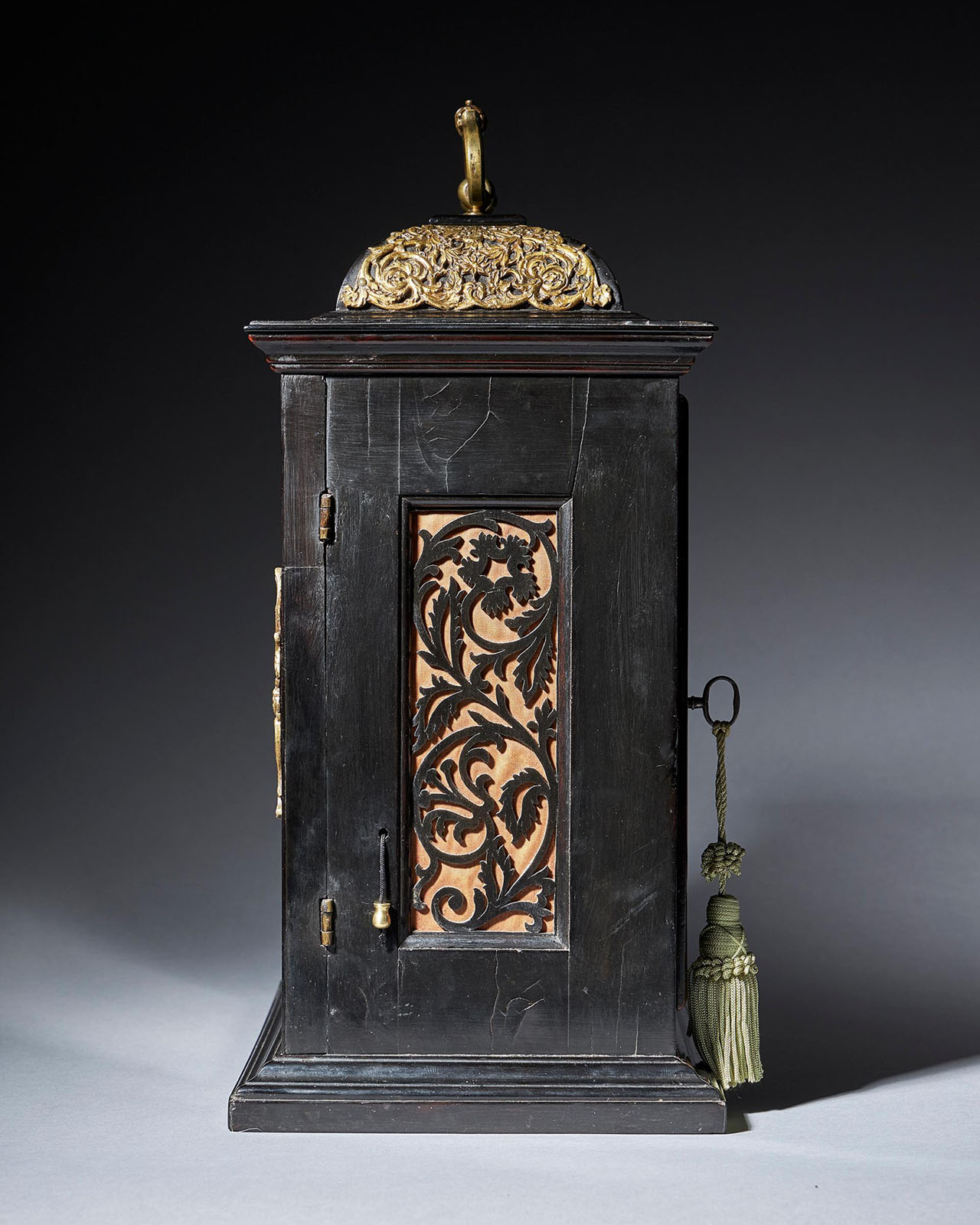 Fine 17th Century Charles II Spring Driven Table Clock by Deodatus Threlkeld 5
