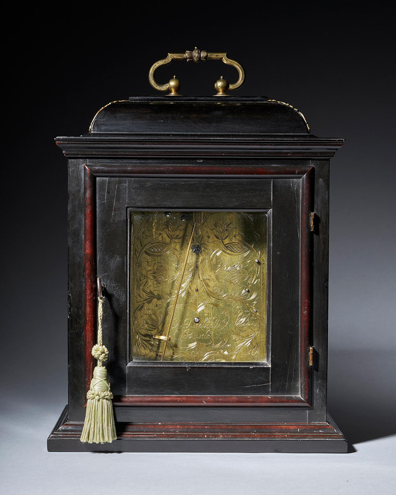 Fine 17th Century Charles II Spring Driven Table Clock by Deodatus Threlkeld 7