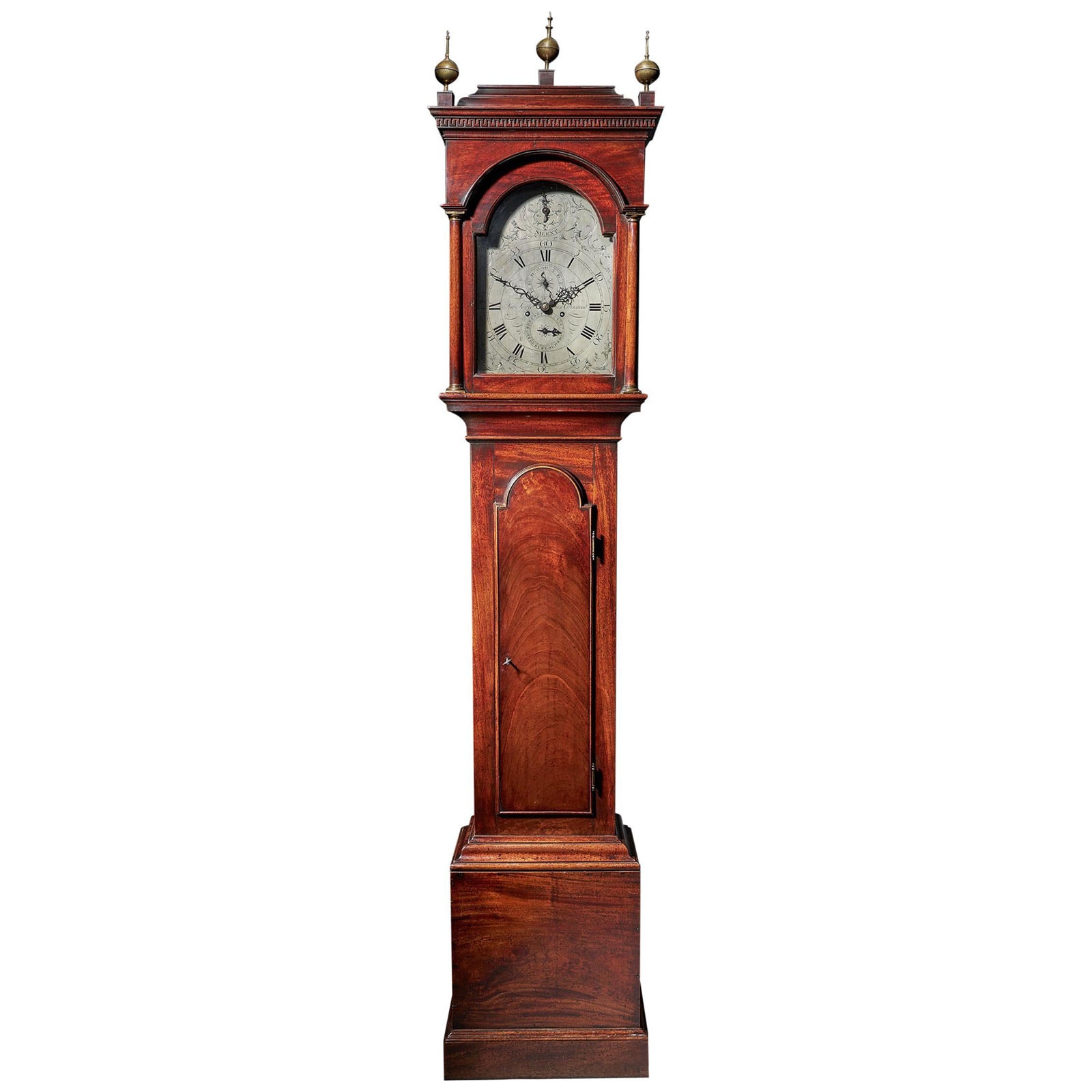 18th Century Period Mahogany Longcase Clock by Tomas Fowle