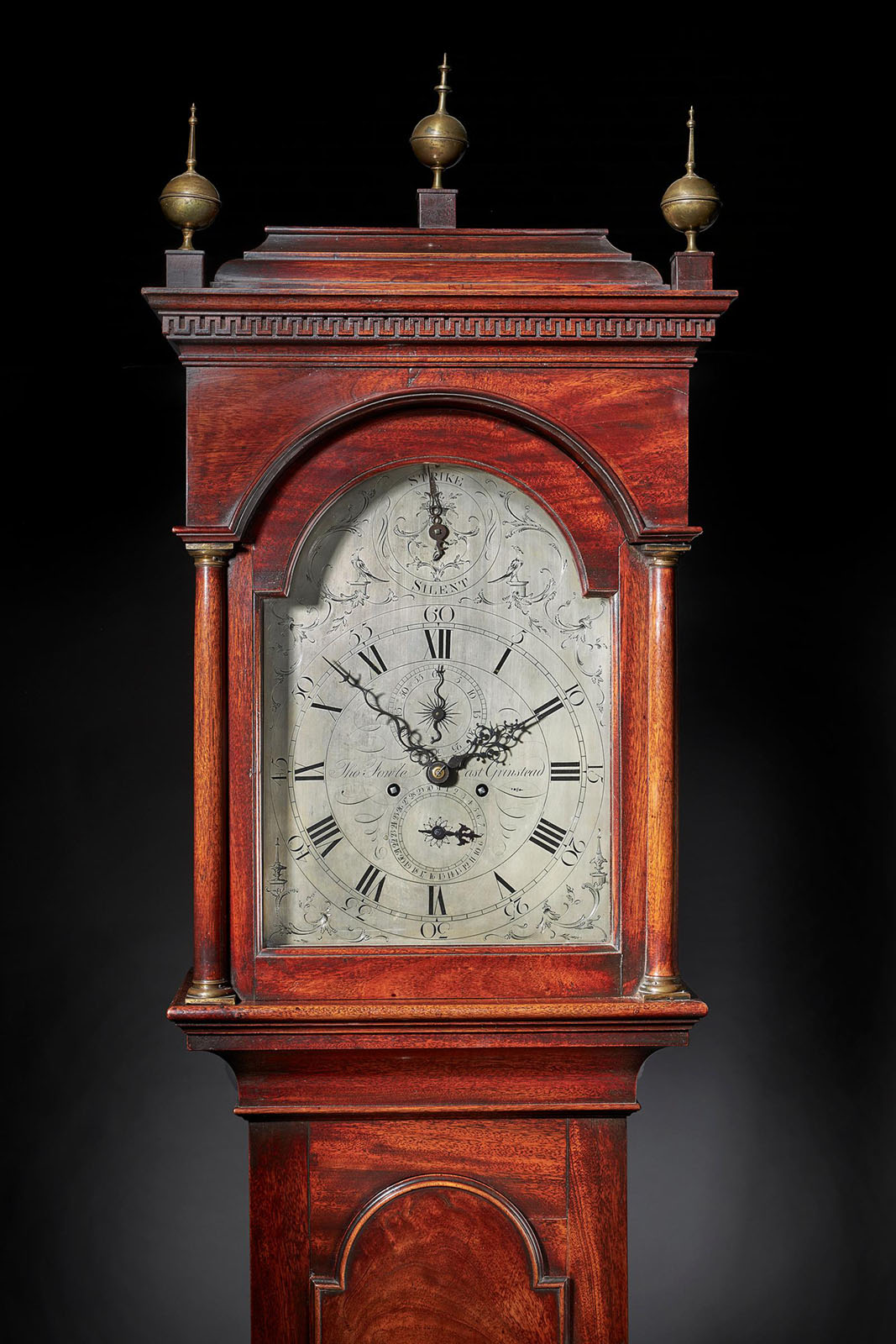 Fine George III 18th Century Period Mahogany Longcase Clock by Tomas Fowle 3