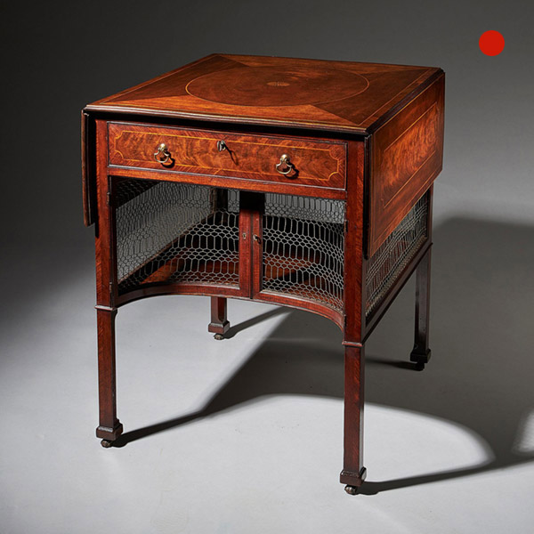 An extremely fine and rare early George III mahogany supper table plausibly by Thomas Chippendale