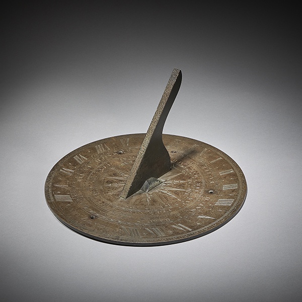 Alexander George Fine Antiques | Collection | Clocks & Barometers 5 Early 19th Century English Bronze Horizontal Sundial by Cary of London