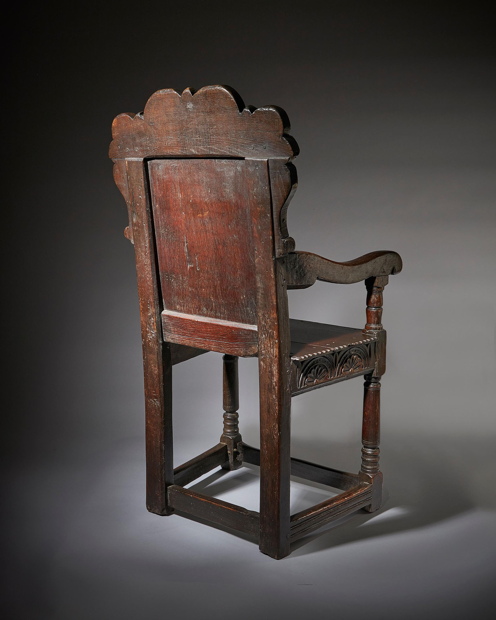17th Century Carved Oak Wainscot Chair, The Yorkshire Chair
