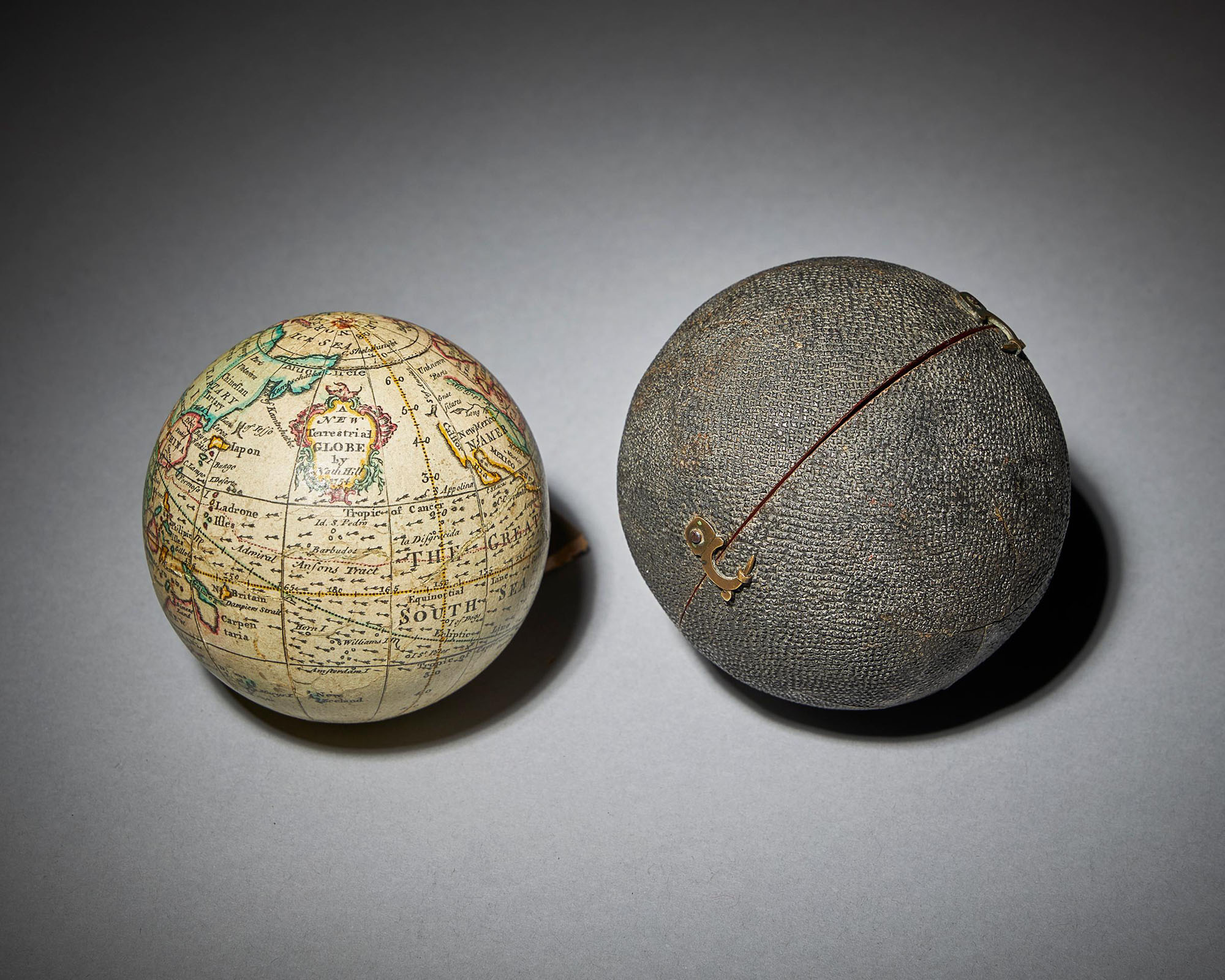 Fine 18th Century English Celestial Pocket Globe by Nathaniel Hill