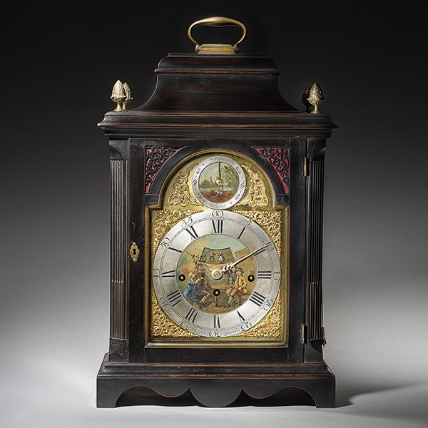 Alexander George Fine Antiques | Collection | Clocks & Barometers 3 Extremely Rare George III 18th Century Quarter-Striking Bracket Clock
