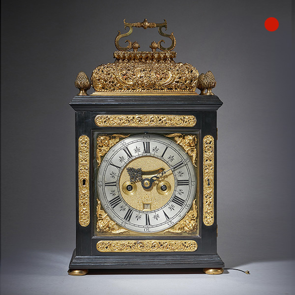 17th century William and Mary Ebony Eight-Day table clock by James Markwick