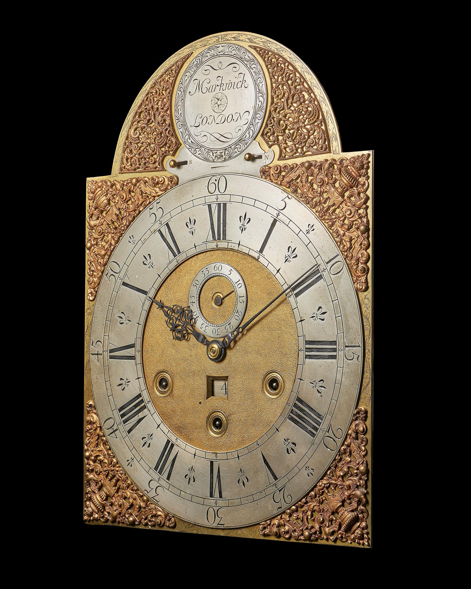 The 10.12ft 18th Century George I Bur/Burl Walnut Month Longcase Clock by James Markwick 6