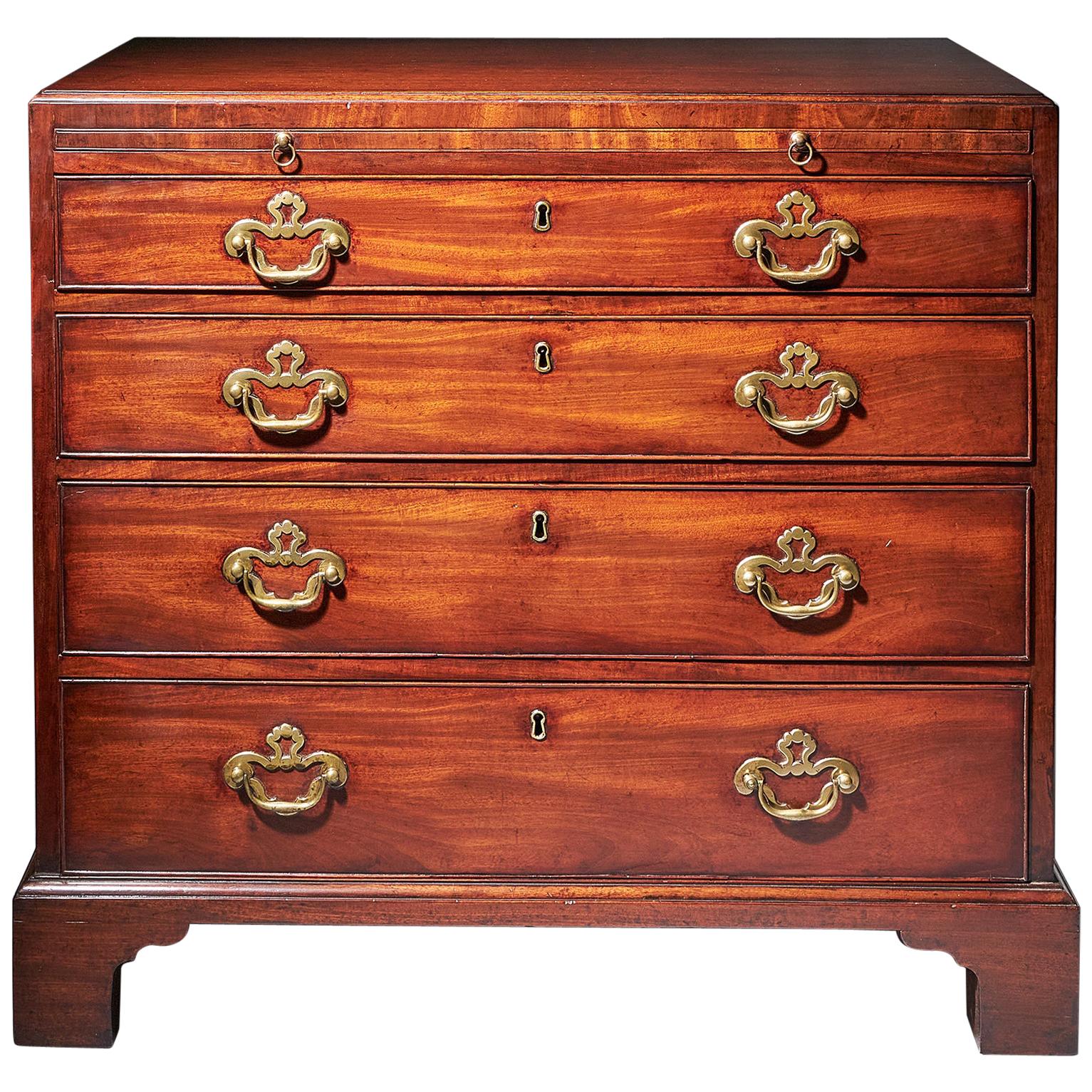 18th Century George II Mahogany Caddy-Topped Chest by Giles Grendey C.1730-1740 1