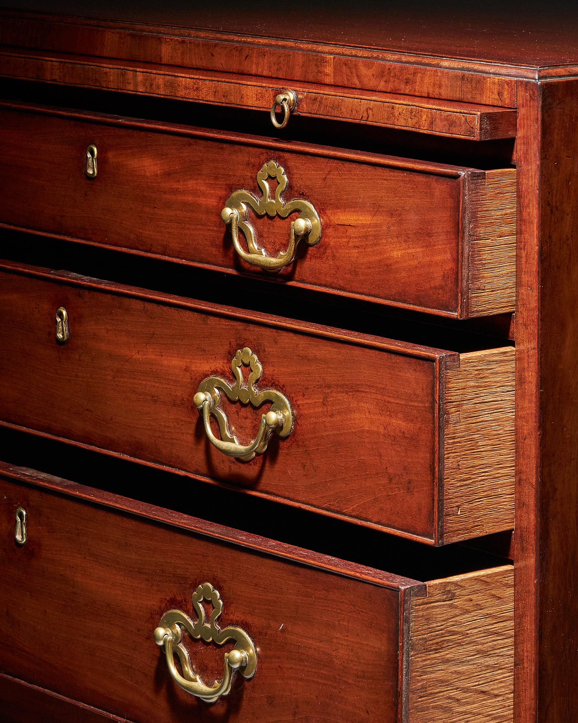 18th Century George II Mahogany Caddy-Topped Chest by Giles Grendey C.1730-1740 9