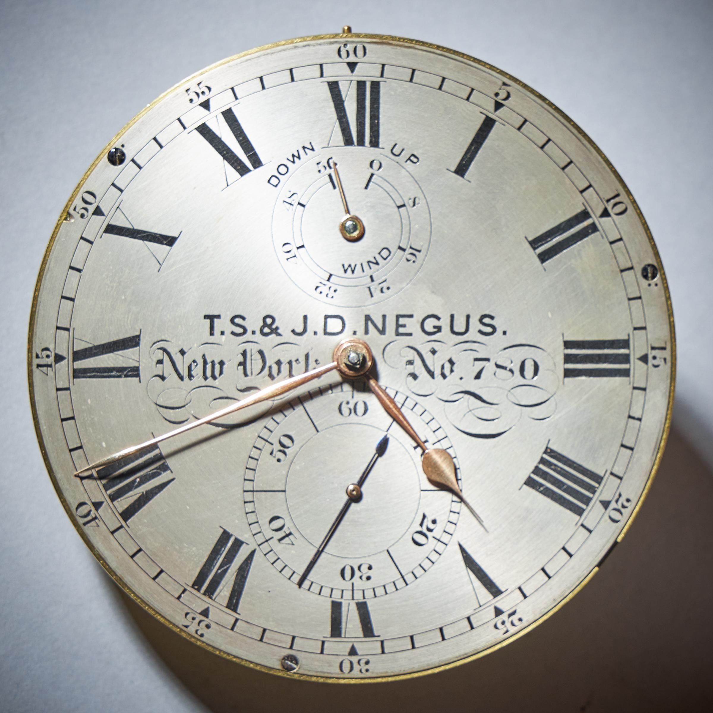 Fine American Two Day Marine Chronometer, Signed T. S & J. D Negus New York 5