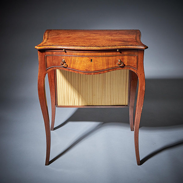 18th Century George III Chippendale Mahogany and Tulipwood Writing table, C,1770