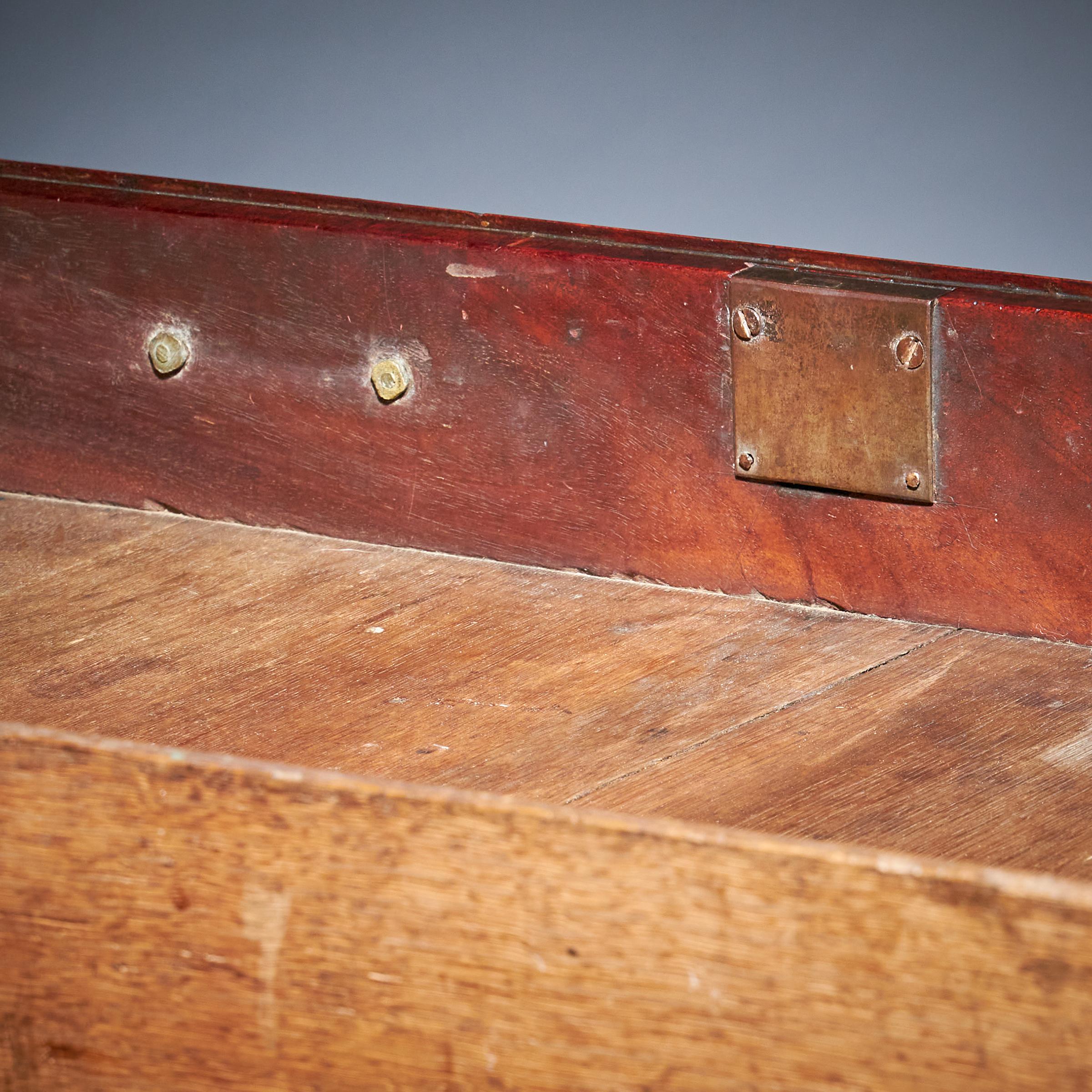 Compact George II Mahogany Chest with Brushing Slide, Circa 1740 17