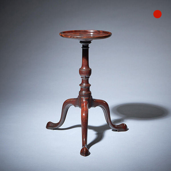 Georgian 18th Century Mahogany Kettle Stand/Wine Table of Diminutive Proportions