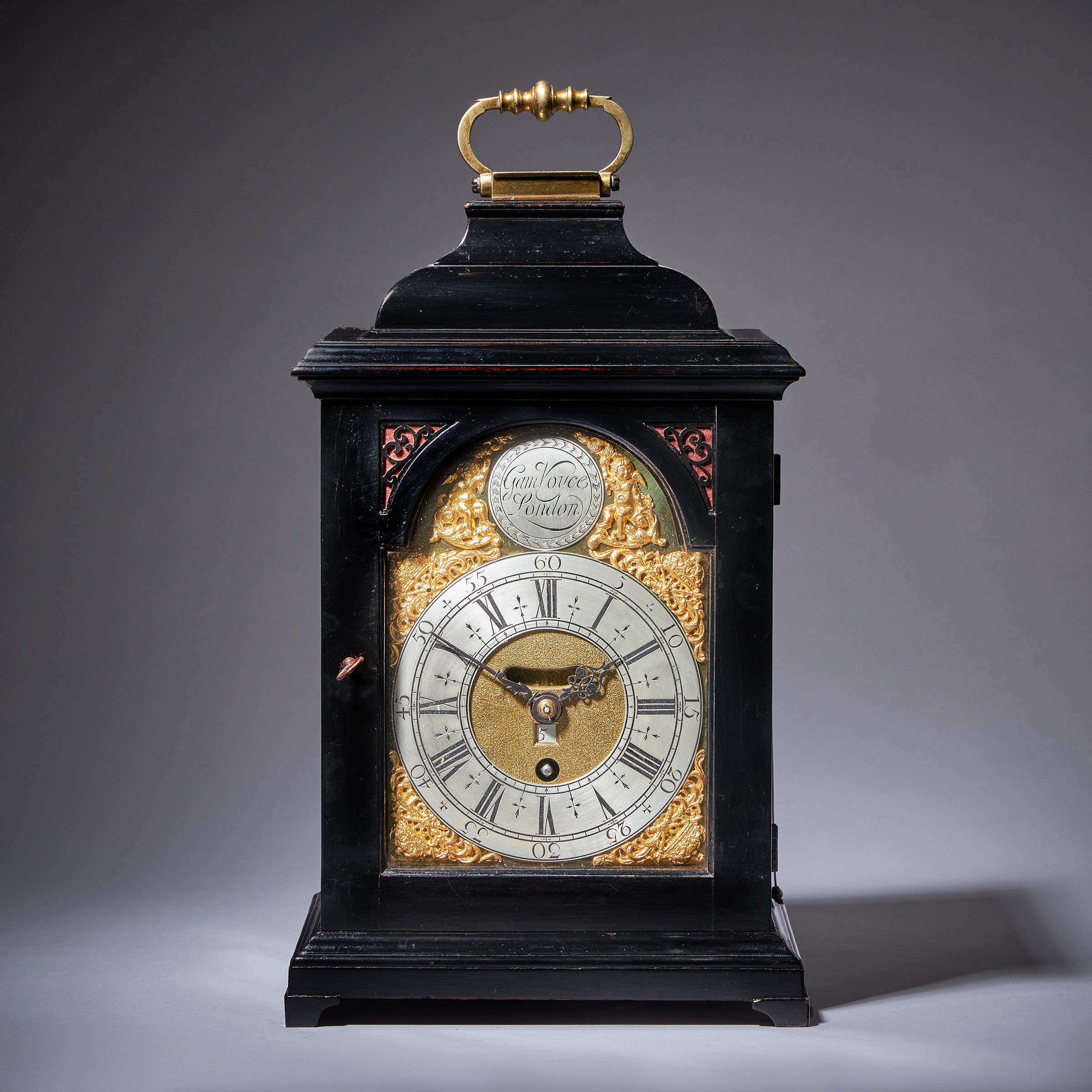 A Small 18th century George I period table clock by Gamaliel Voyce, c.1725 1