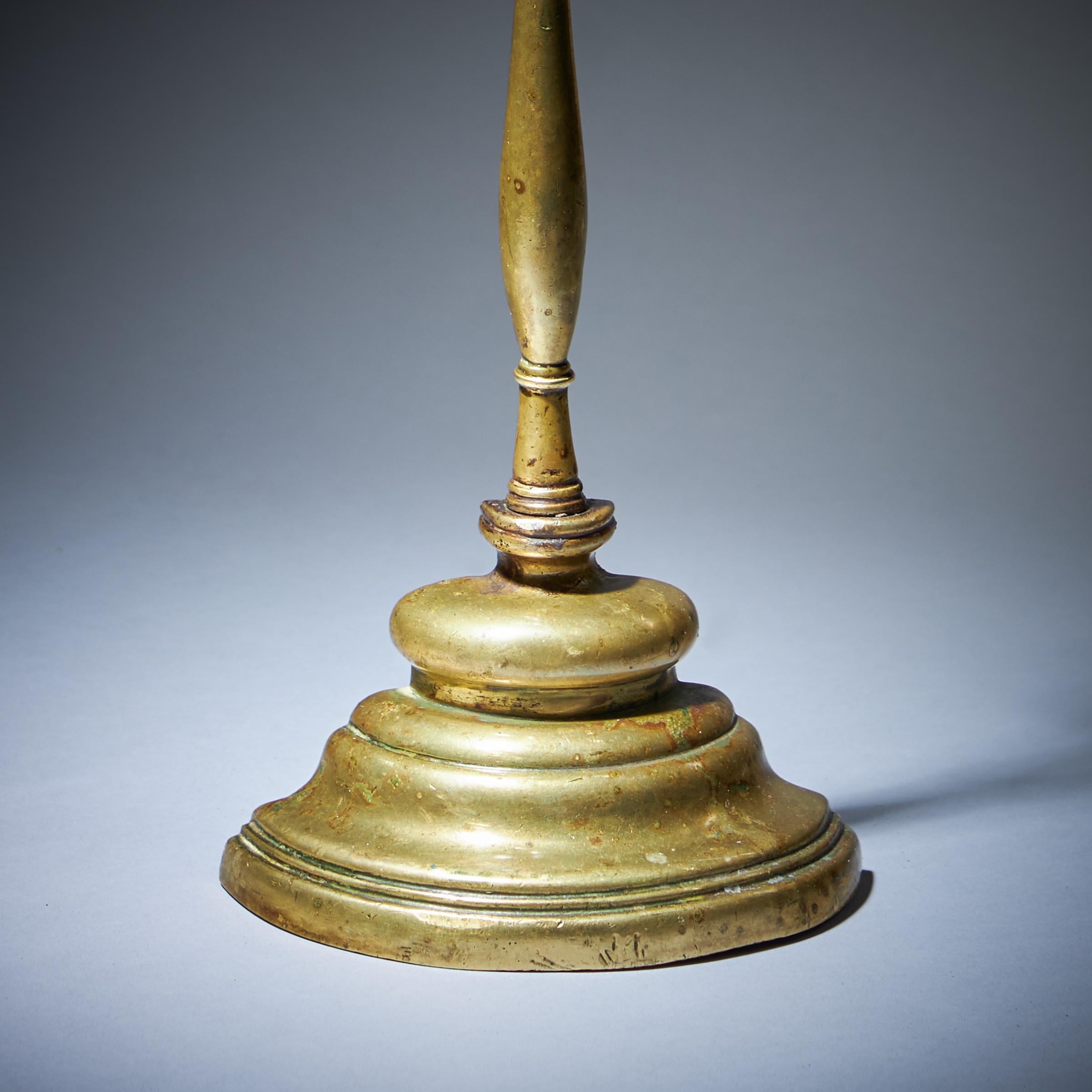 A Rare 18th Century Georgian Brass Doorstop from the Reign of King George III 2