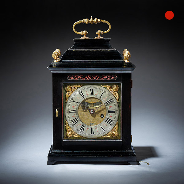 17th Century William and Mary Eight-Day Spring-Driven Table Clock, Circa 1695