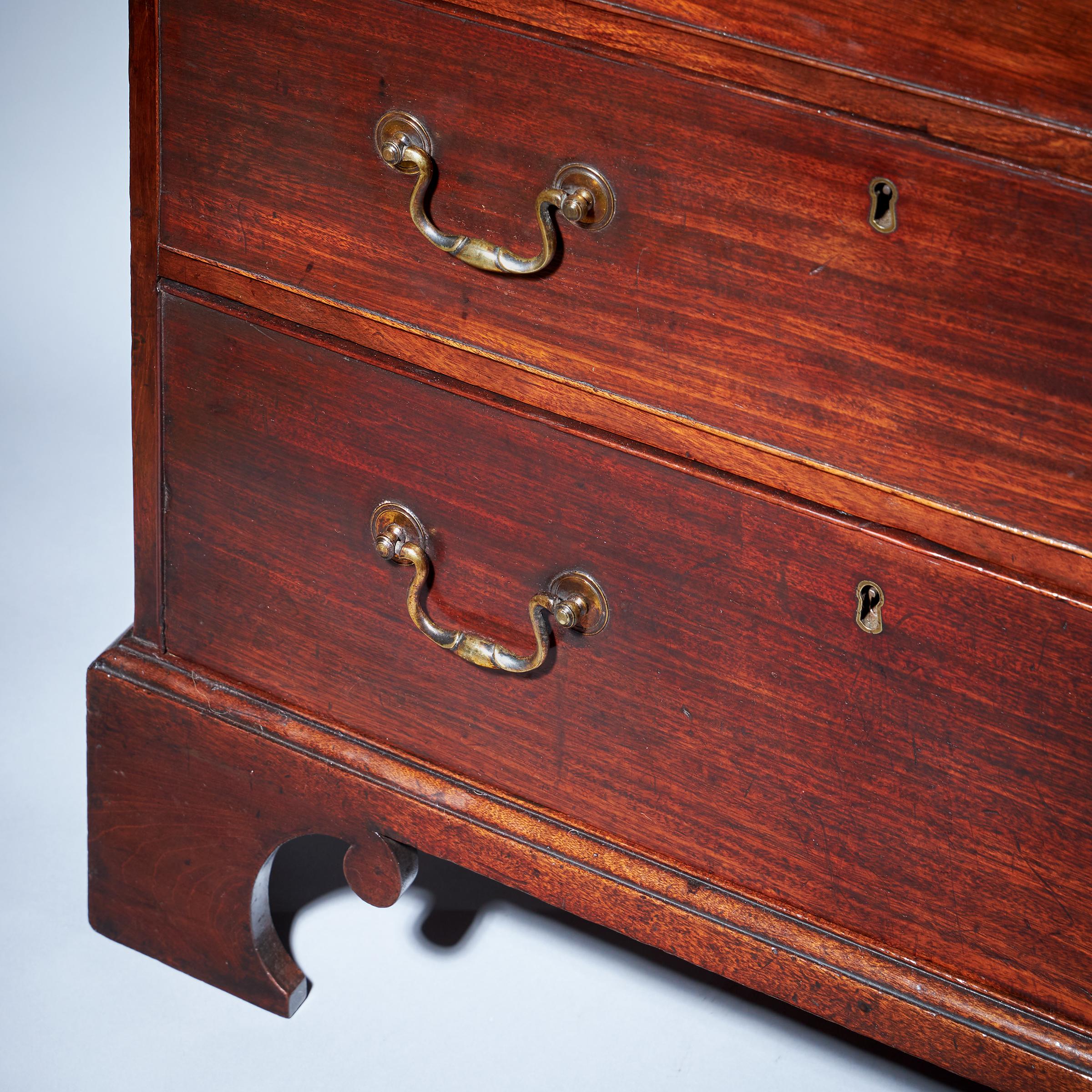 18th Century George III Mahogany Bachelors Chest by Philip Bell, London 3