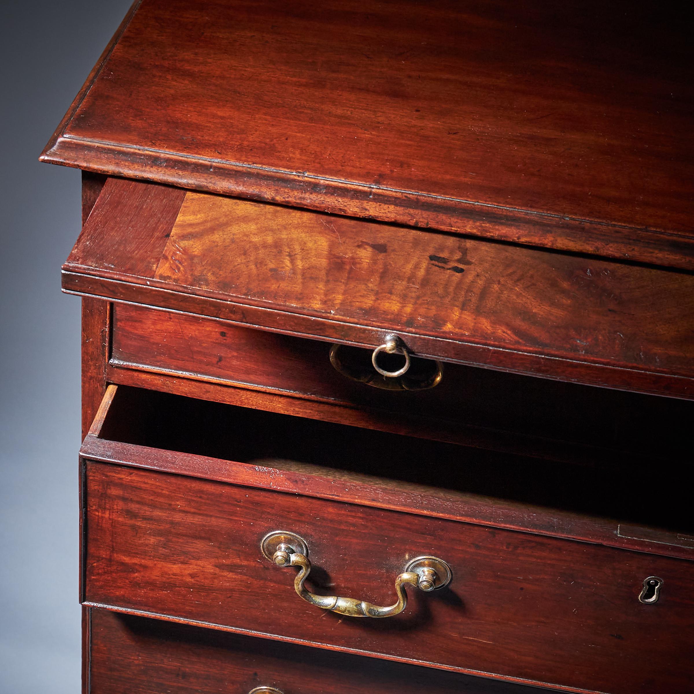 18th Century George III Mahogany Bachelors Chest by Philip Bell, London 7