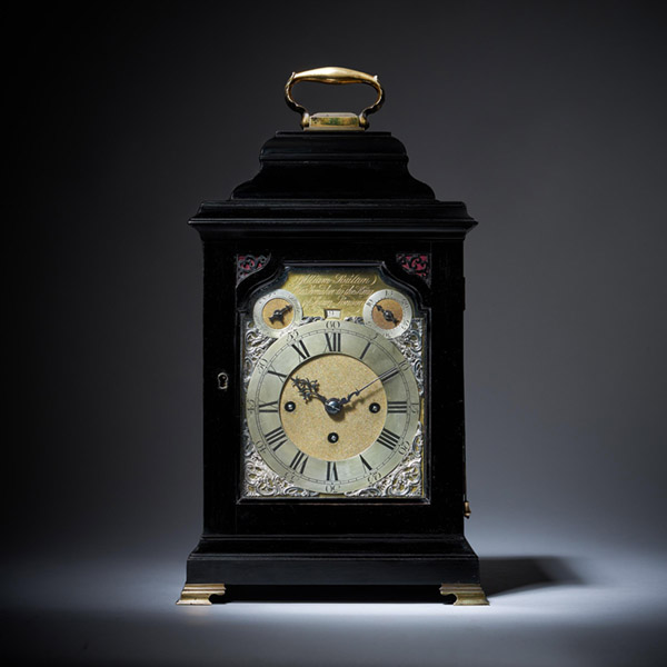 Rare 18th-Century Grande Sonnerie Striking table Clock by William Poulton