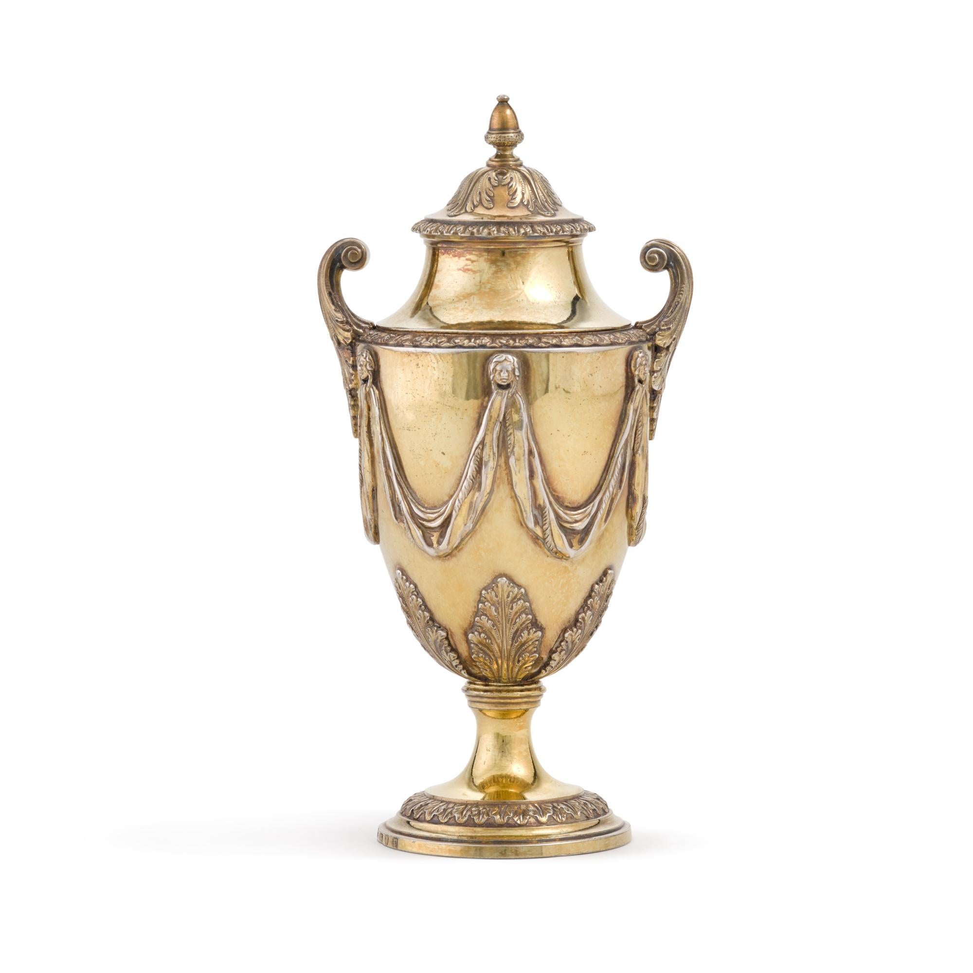 Robert Adam George III Silver Gilt Vase by Daniel Smith and Robert Sharp London-4