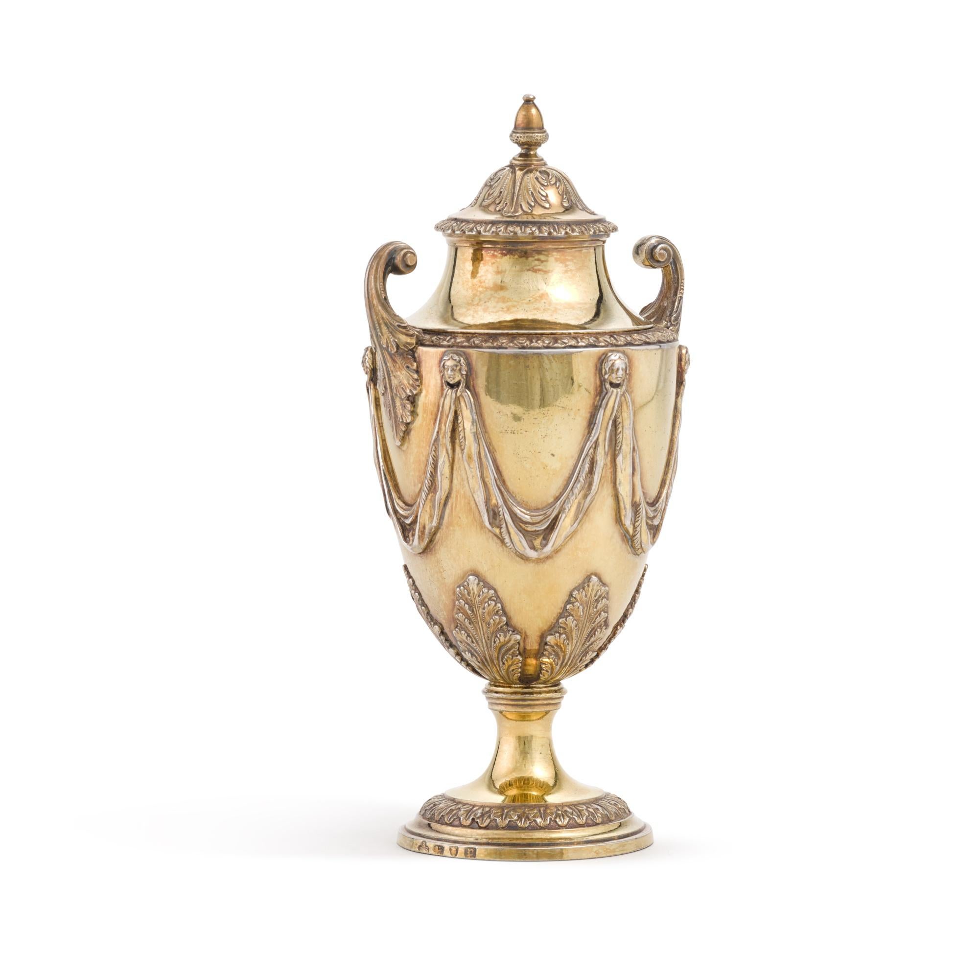 Robert Adam George III Silver Gilt Vase by Daniel Smith and Robert Sharp London-5