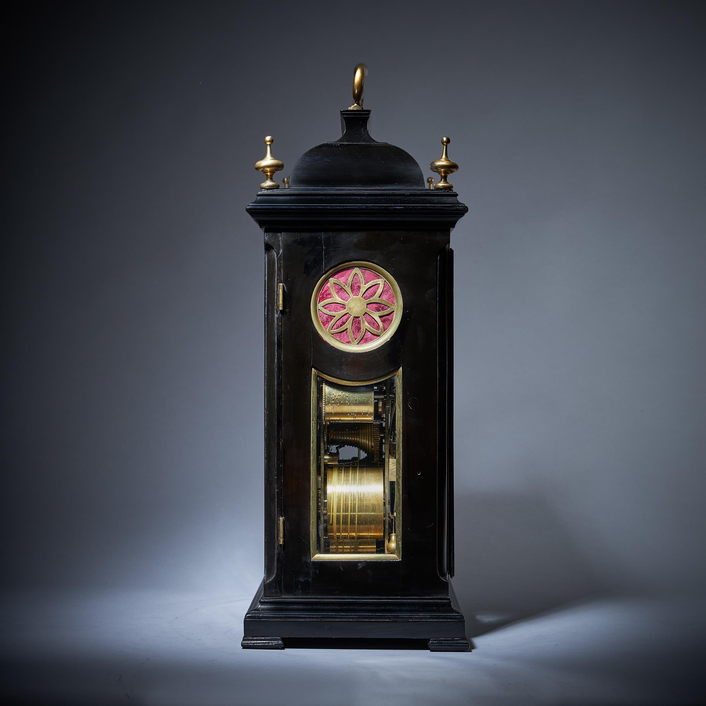 Rare 18th Century George II Musical Table Clock by Matthew King-5