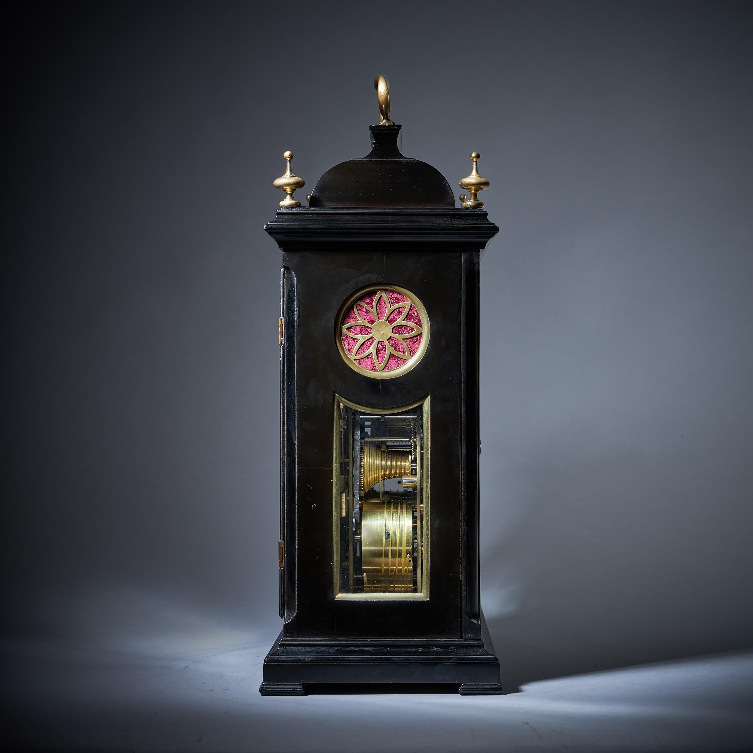 A Rare 18th Century George II Musical Table Clock by Matthew King, c. 1735. 6