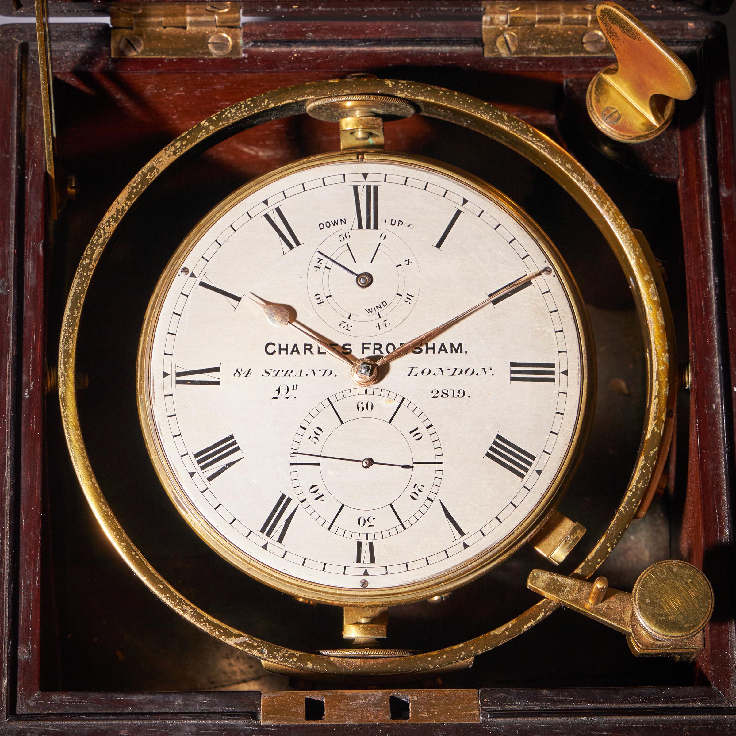 Fine Two-Day Marine Chronometer Signed Charles Frodsham-10