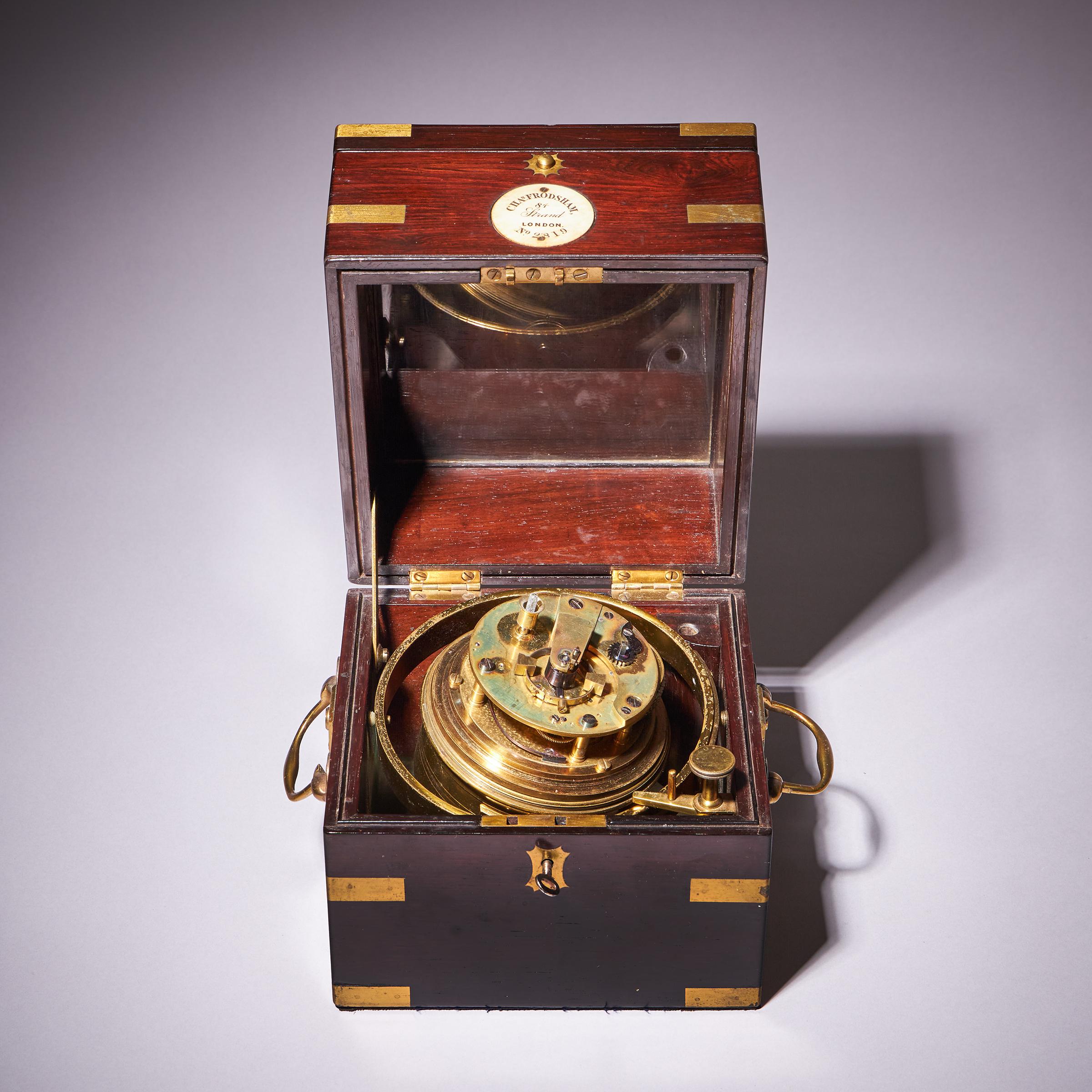 Fine Two-Day Marine Chronometer Signed Charles Frodsham-7