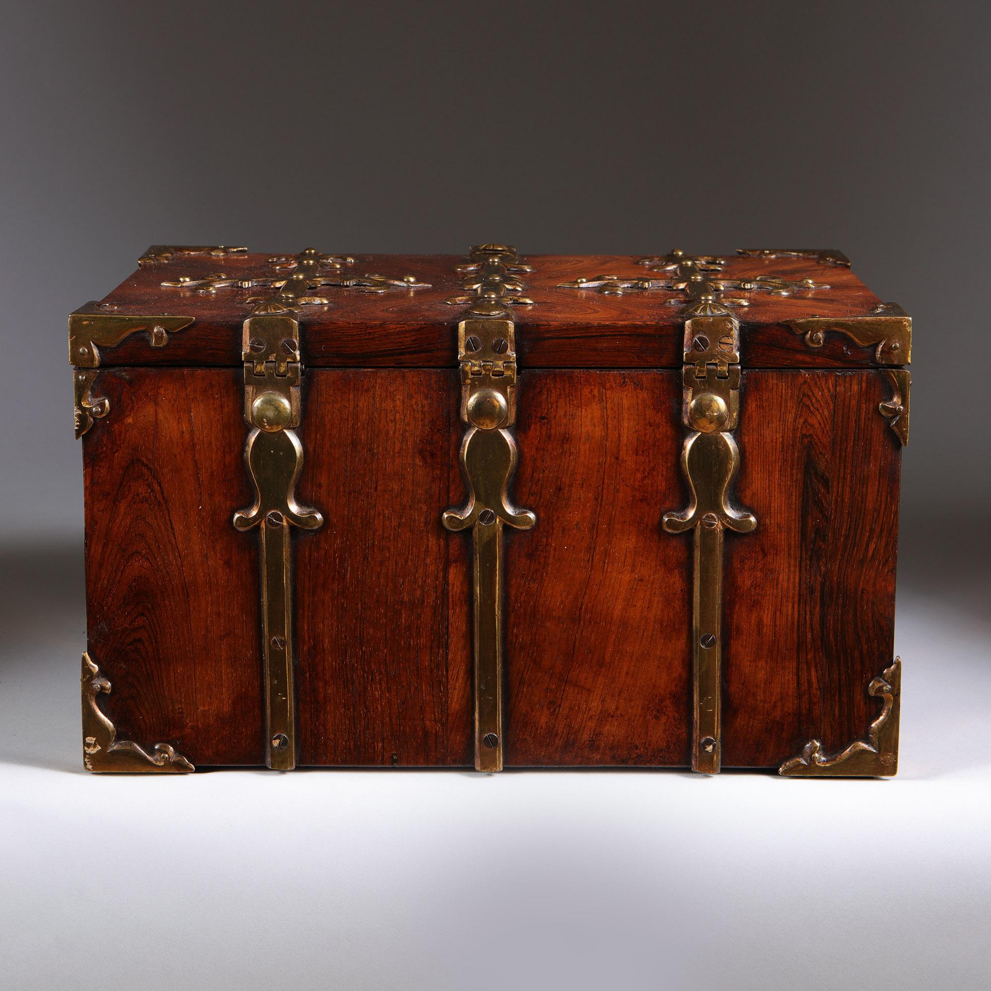A Fine 17th Century William and Mary Kingwood Strongbox or Coffre Fort, Circa 1690 3