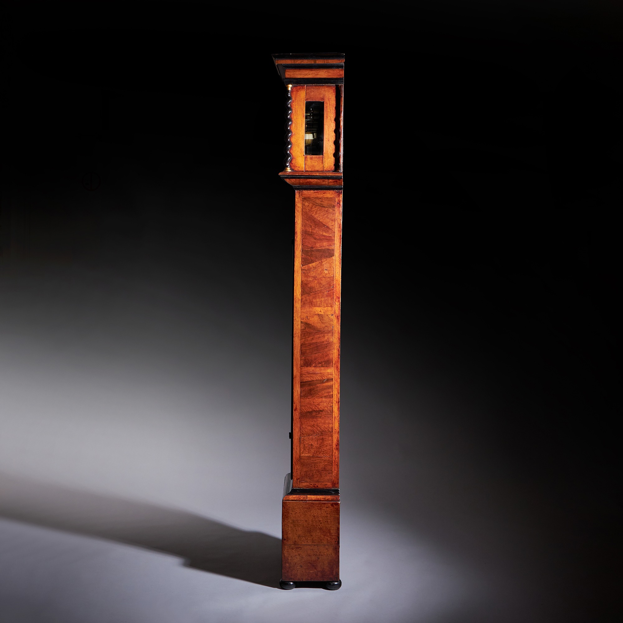 William and Mary 10 Inch Marquetry Longcase Clock by James Clowes, c. 1680 11