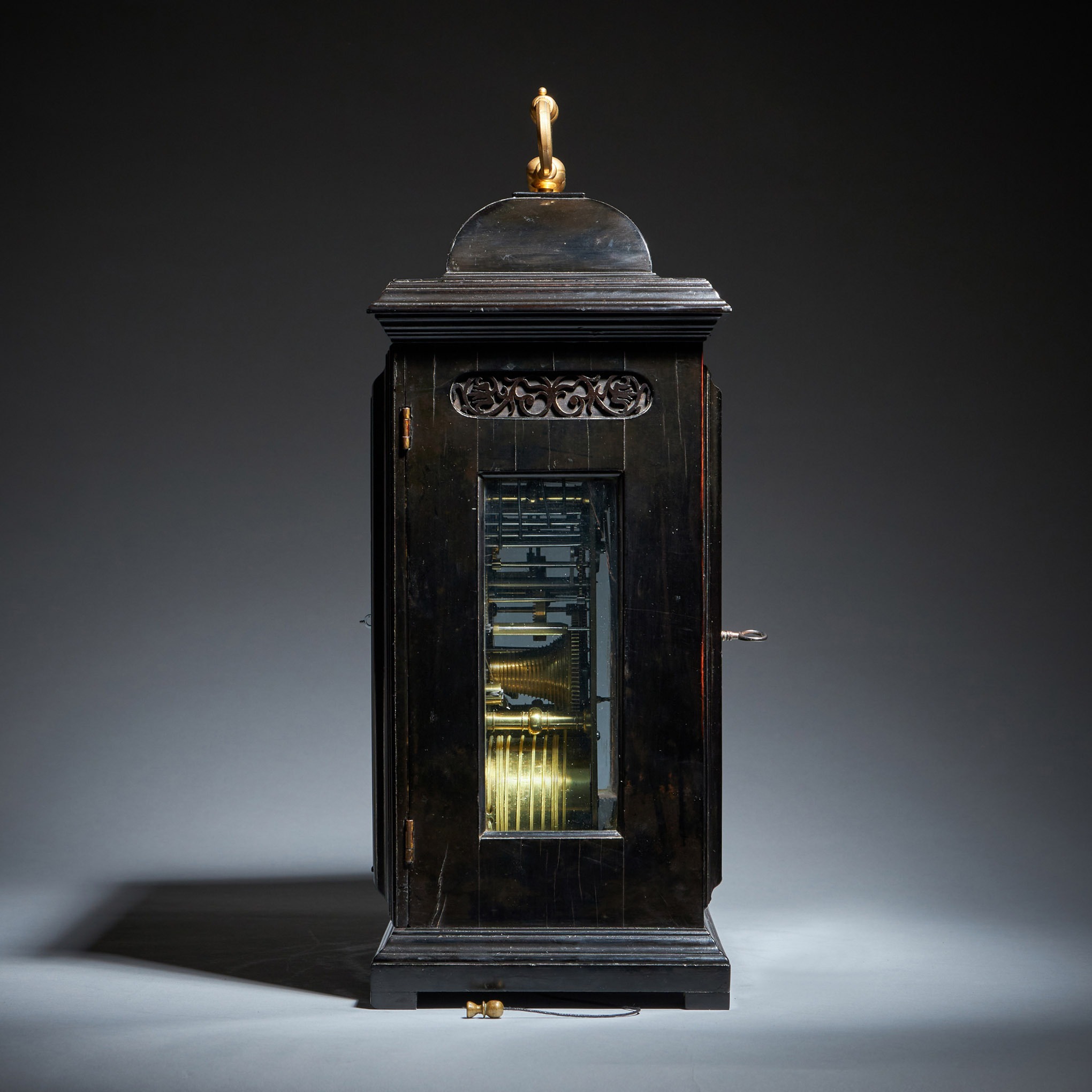 A rare late 17th century English eight-day spring-driven table clock 8