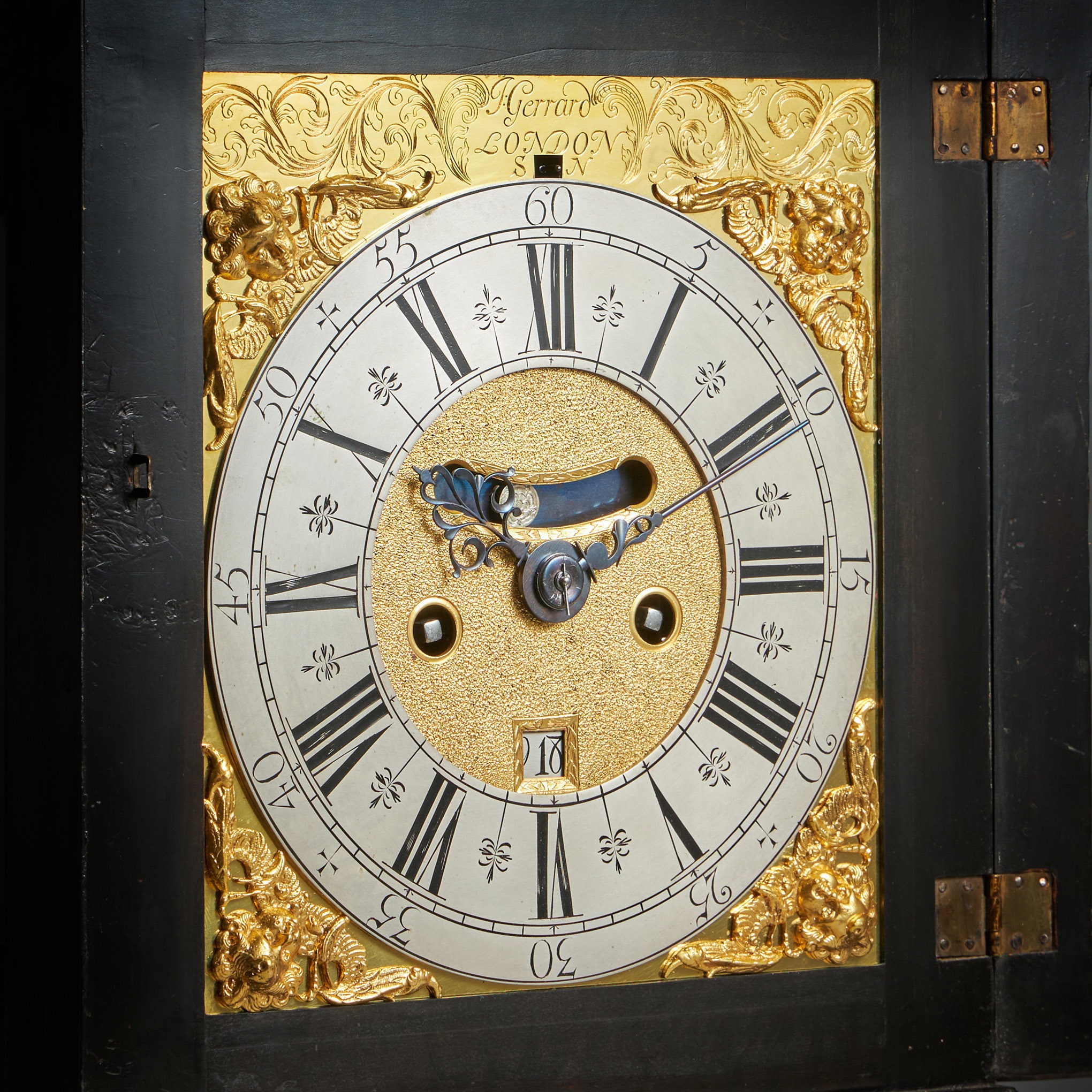 A rare late 17th century English eight-day spring-driven table clock 5