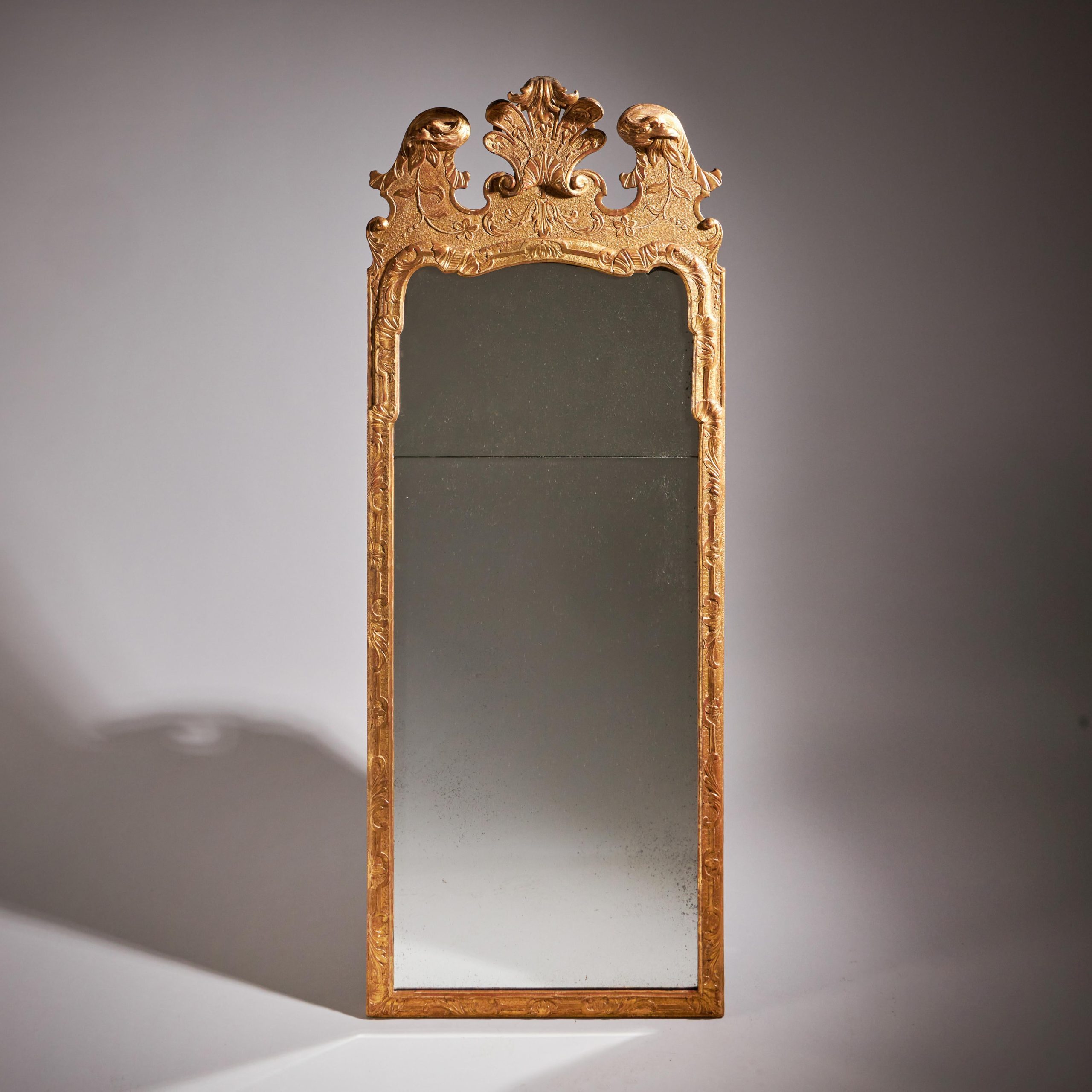 18th Century George I Gilt-Gesso Pier Glass mirror, Manner of John Belchier 2